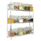 Herb Spice Rack 3 Tier Chrome Storage Organiser Upto 18 Jars Modern Design | M&W